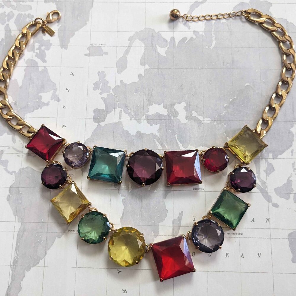 Kate Spade NY Kaleidoscope Double Strand Crystal Necklace